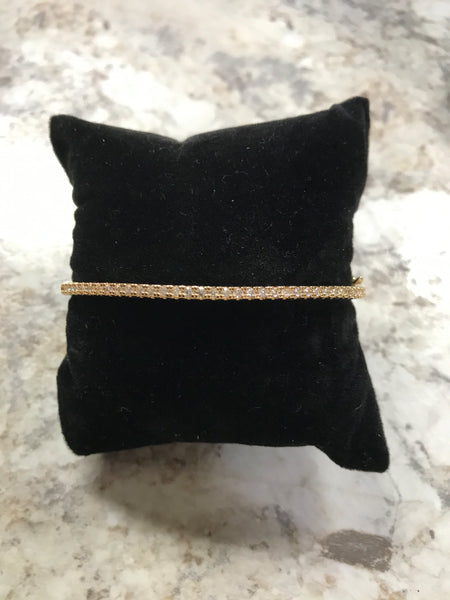 SM Gold C.Z Bangle