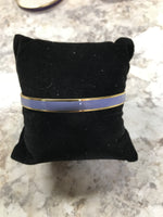 Deep Lavender Gold Bangle LG