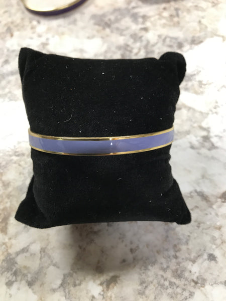 Deep Lavender Gold Bangle
