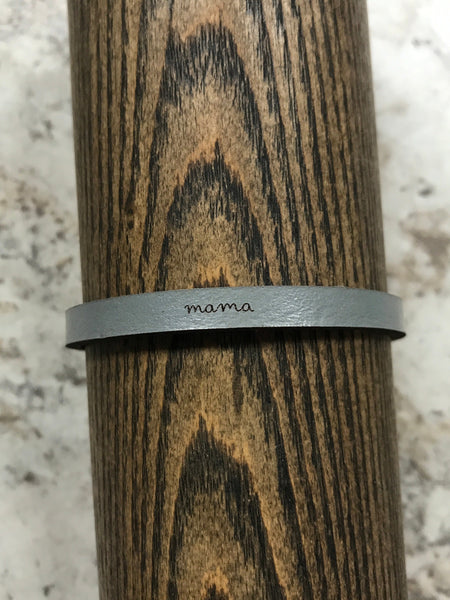 Gray "mama" Bracelet