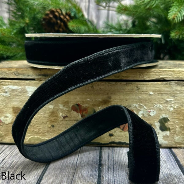Lush Velvet Black Ribbon