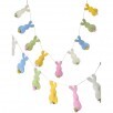 5' Glitter Felt Bunny Silo Easter Garland