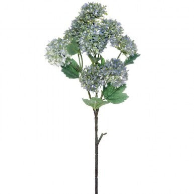 Plastic Snowball Hydrangea Branch