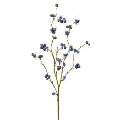 44" Wild Blueberry Spray