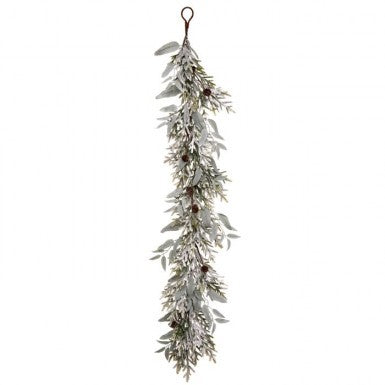 48" SAGE/MINI SPRUCE W/CONES GARLAND