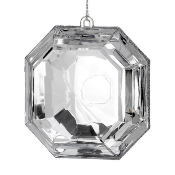 6" ACRYLIC SQUARE PRECIOUS GEM ORNAMENT