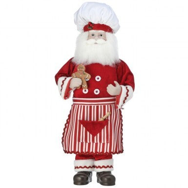 18" FABRIC BAKING SANTA