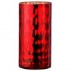 12" MERCURY BUBBLE GLASS HURRICANE VASE
