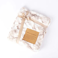 Amazing Grace Patch Fur Throw