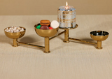 Swivel Condiment Set-Polished Gold