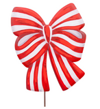 Red and White Bow