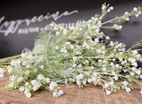 Designer's Pick-Frosted Soft Touch Baby's Breath Spray