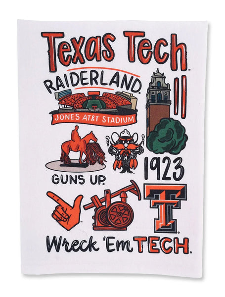 Texas Tech Icon Tea Towel