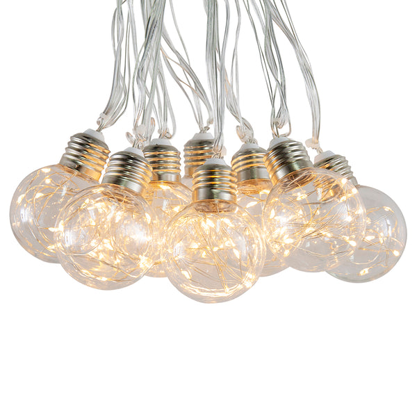 Led String Lights with Balls, Clear