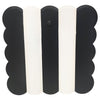 RT Black & Cream Scallop Display Board