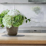 12.5"Real Touch lifelike Hydrangea-6”bloom: Royal Blue