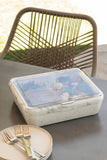 Premium Set - Pan Frame w/Lid & Hot or Cold Gel Pack -Marble