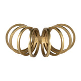 Decorative Sculpture - Gold Metal Slinky Ring, 11 in.