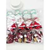 Blow Bubble Cute Christmas Character Squishy: MIX COLOR / ONE(12)