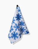 Snowy Days Blue Tea Towel