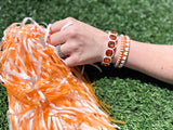 Enamel Stretch Bracelets - Team Spirit - Game Day: Red + Black