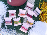 Enamel Stretch Bracelets - Team Spirit - Game Day: Red + Black