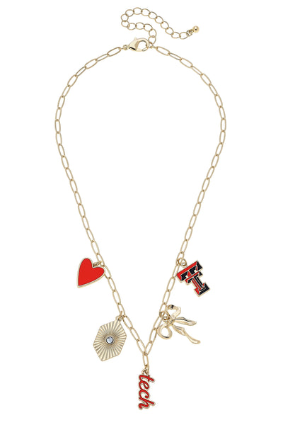 Texas Tech Red Raiders Paper Clip Charm Collector Necklace