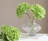 12.5"Real Touch lifelike Hydrangea-6”bloom: Royal Blue