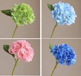 12.5"Real Touch lifelike Hydrangea-6”bloom: Royal Blue