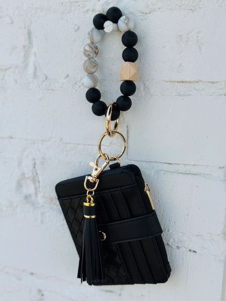 Keychain Wallet Black