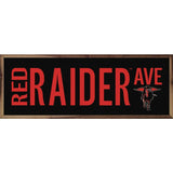 Street Avenue Bold Logo Texas Tech University: 12 x 4 x 1.5