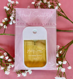 RTS Coconut Vanilla Hand Sanitizer Spray: Packaged Sanitizer