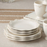 Heritage Scroll Dinner Plate – Classic Curves in Stoneware