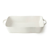 Linen Cream Large Rectangular Baker 16in x 10.25in x 3in