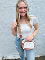 The Emily Crossbody: White