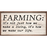 Farming Definition Whitewash: 16 x 8 x 1.5