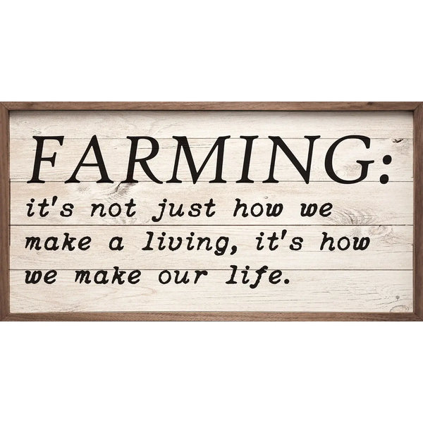 Farming Definition Whitewash: 16 x 8 x 1.5