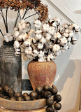 21"High Quality Cotton Stem-10 Large Cotton blossoms