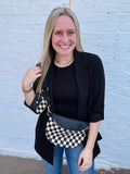 Checkmate Bum Bags: Brown