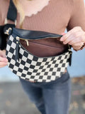 Checkmate Bum Bags: Black