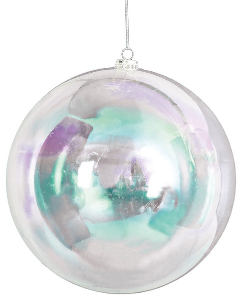 Transparent Iridescent Ball Ornaments