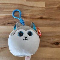 Ty Wolf Keychain Charm