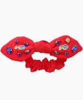 Texas Tech Red Logo Bow Scrunchie