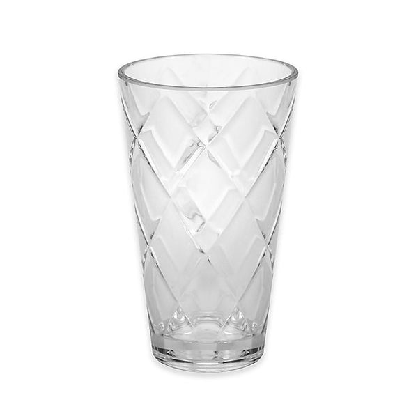 Clear Diamond Acrylic Ice Tea Glass