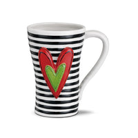 Black Stripes Mug by Heartful Home