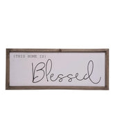 "This Home is Blessed" Sign