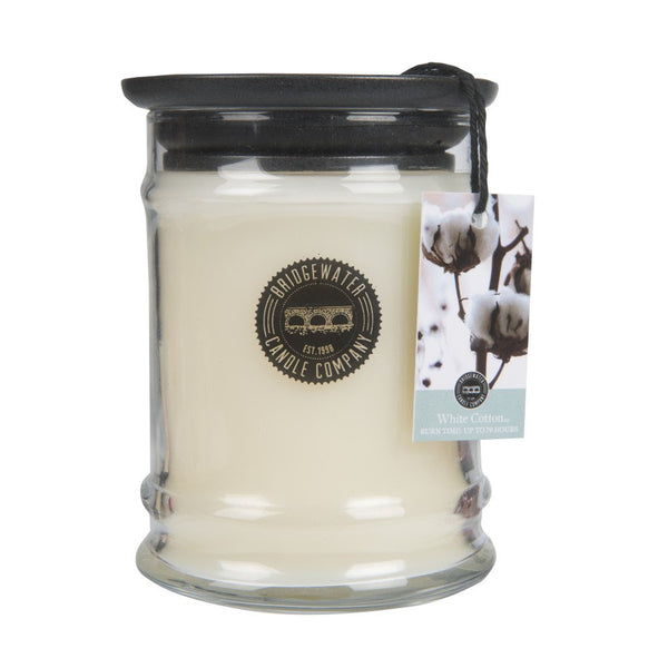 White Cotton Candle - Small