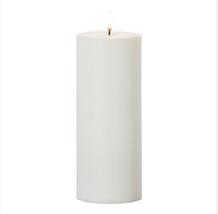 White Pillar Candle