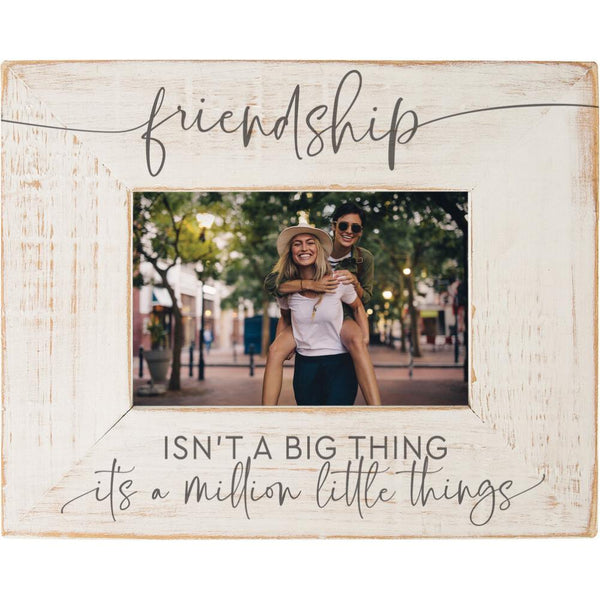 "Friendship Isn't a Big Thing" Photo Frame