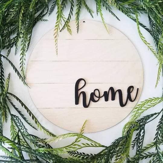 Shiplap Sign - Home